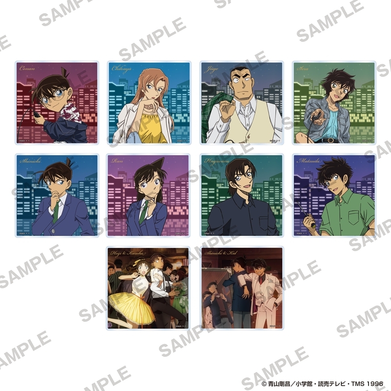 「名探偵コナン」アクリルコースターコレクション PACK - 公式商品画像 | AniSmile