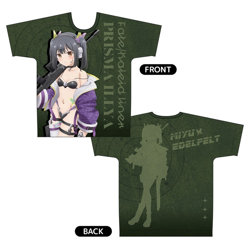 劇場版「Fate/kaleid liner プリズマ☆イリヤ Licht 名前の無い少女」 描き下ろしフルグラフィックTシャツ(美遊/ミリタリー)XLサイズ - 公式商品画像 | AniSmile