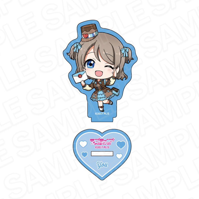 ラブライブ!サンシャイン!! ラメミニアクリルフィギュア 渡辺 曜 メッセンジャー デフォルメ ver. - 公式商品画像 | AniSmile