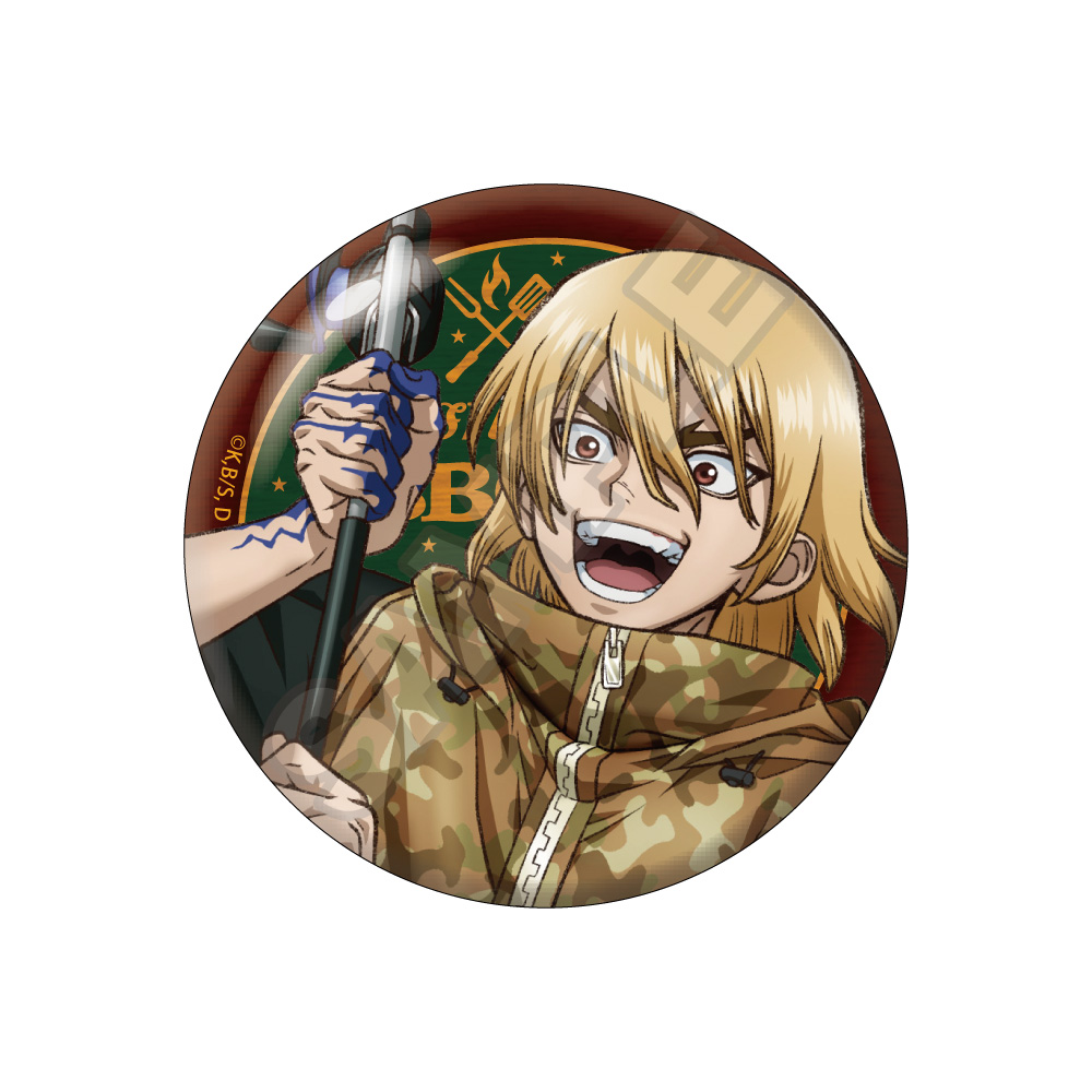 Dr.STONE バーベキュー 缶バッジ ※1BOX=5入 画像 3 | AniSmile