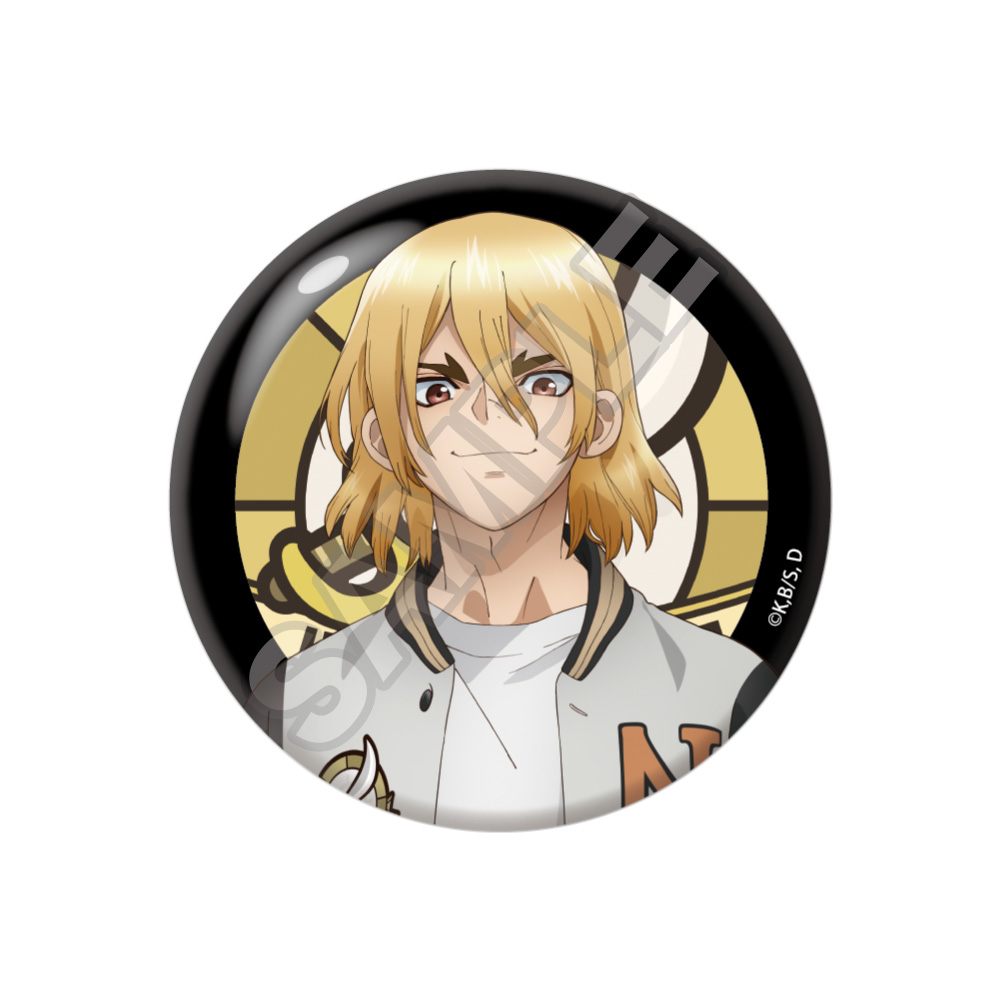 Dr.STONE Monotone Street 缶バッジ ※1BOX=6入 画像 4 | AniSmile