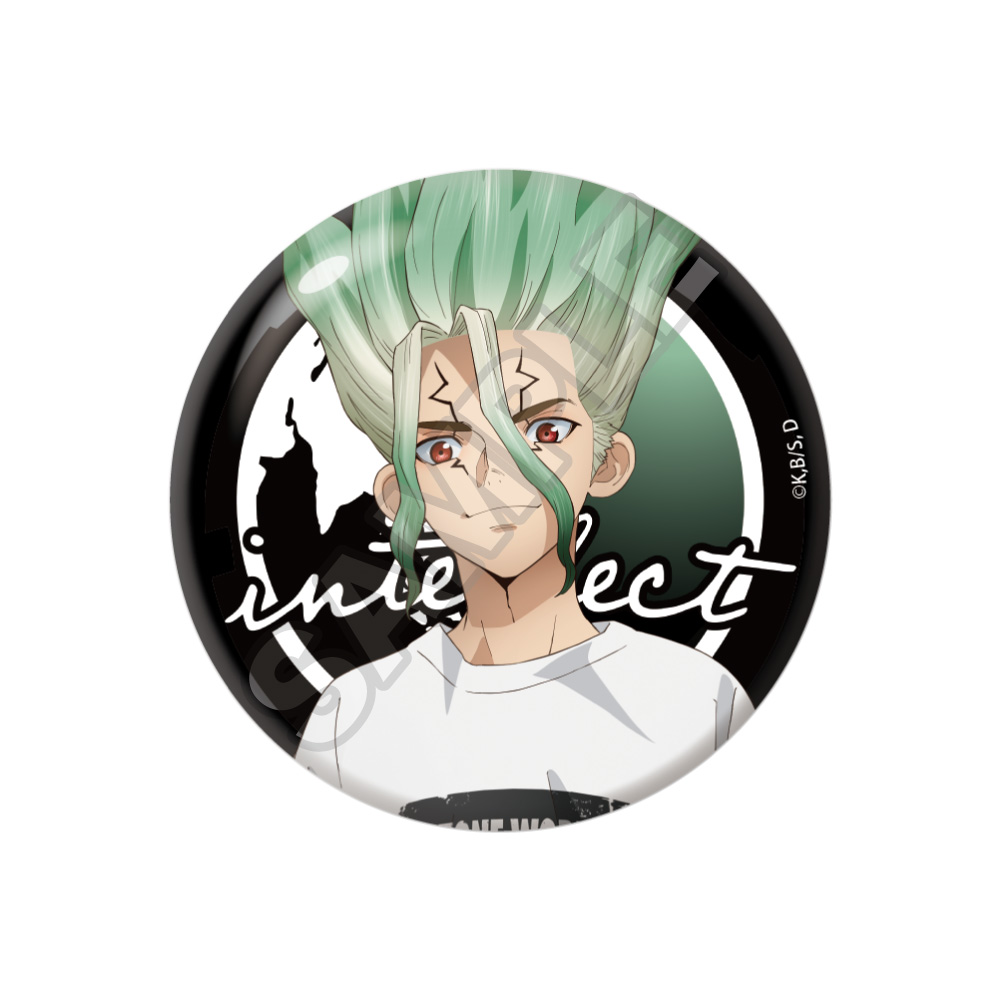 Dr.STONE Monotone Street 缶バッジ ※1BOX=6入 画像 5 | AniSmile