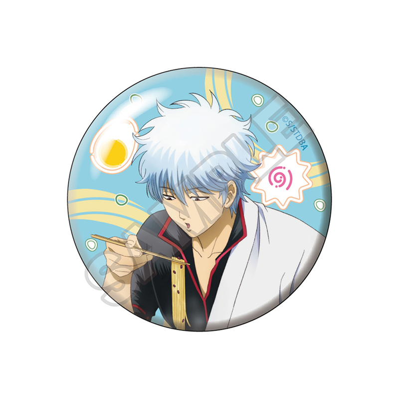 銀魂 「麺好きに悪い奴はいない」 缶バッジ ※1BOX=6入 - 公式商品画像 | AniSmile