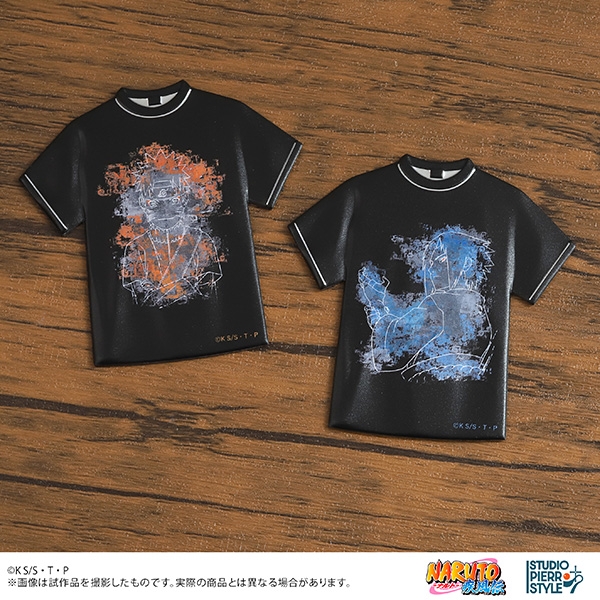 NARUTO-ナルト- 疾風伝 スタジオぴえろスタイル Tシャツ形メタルマグネット うちはサスケ 画像 4 | AniSmile