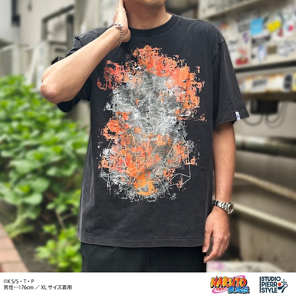スタジオぴえろスタイル ヴィンテージ風Tシャツ うずまきナルト XL 画像 2 | AniSmile