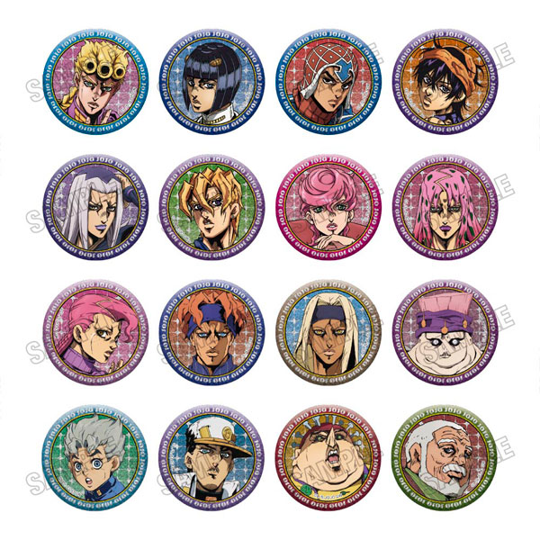 アニメ『ジョジョの奇妙な冒険 黄金の風』 缶バッジコレクション【RE】vol.1 - AniSmile