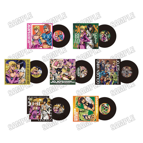 アニメ『ジョジョの奇妙な冒険 黄金の風』 レコード風コースターコレクション【RE】 - 公式商品画像 | AniSmile