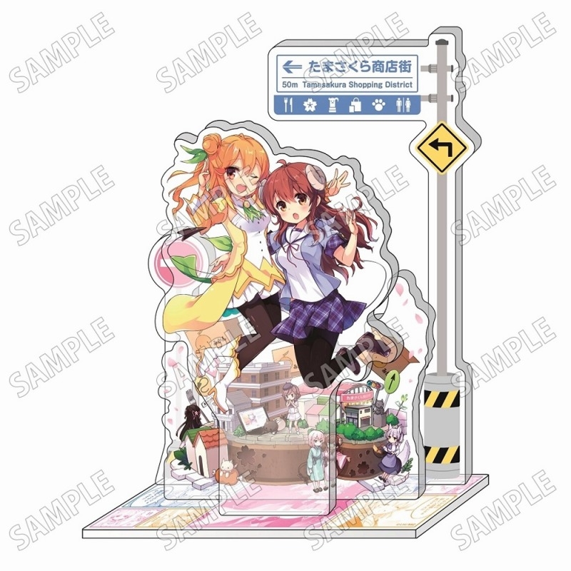 「まちカドまぞく」 アクリルジオラマ【3巻ver.】 - 公式商品画像 | AniSmile