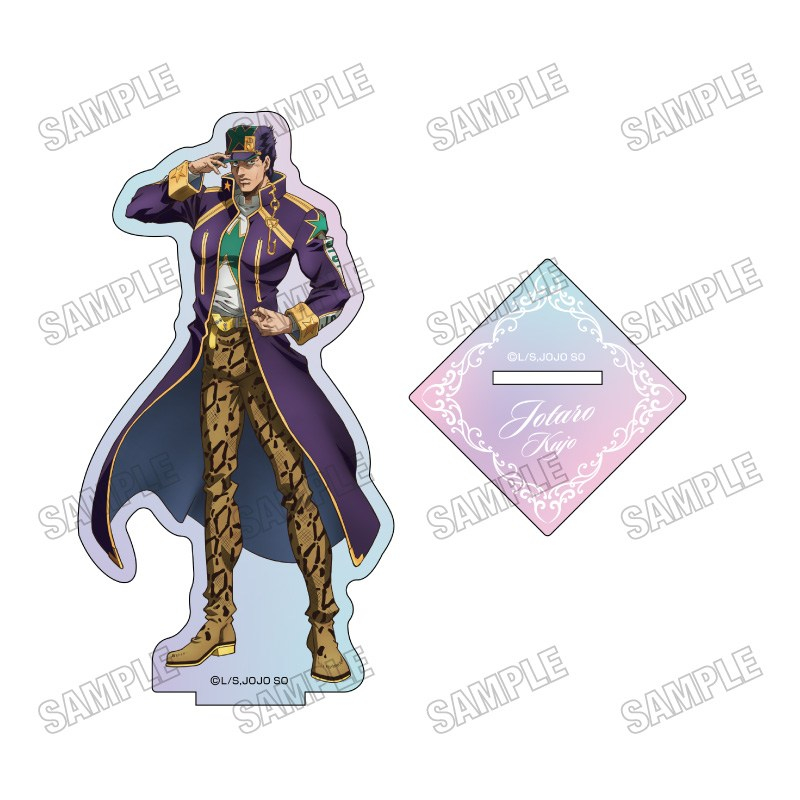 アニメ『ジョジョの奇妙な冒険 ストーンオーシャン』 描き下ろしオーロラアクリルスタンド【AM2026】③空条承太郎 - 公式商品画像 | AniSmile