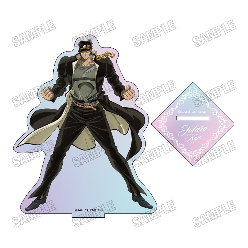 アニメ『ジョジョの奇妙な冒険 スターダストクルセイダース』 描き下ろしオーロラアクリルスタンド【AM2026】①空条承太郎 - 公式商品画像 | AniSmile
