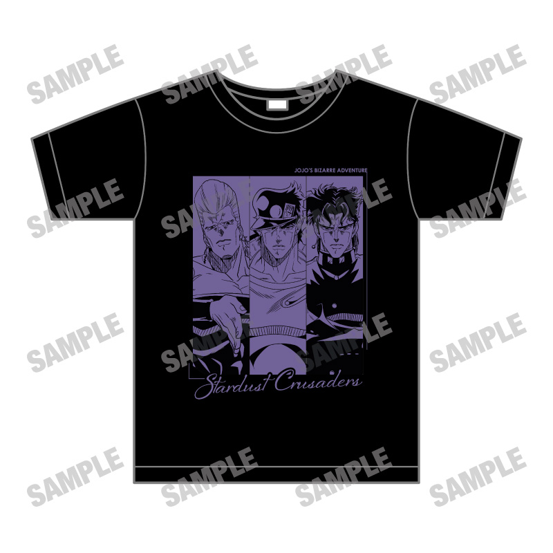 アニメ『ジョジョの奇妙な冒険 スターダストクルセイダース』 描き下ろしTシャツ【AM2026】 画像 2 | AniSmile