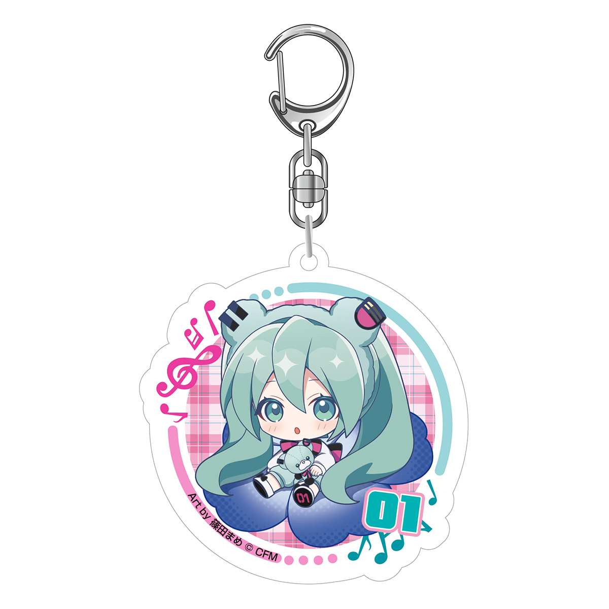 ピアプロキャラクターズ ぷちふれ アクリルキーホルダー(初音ミク2) - 公式商品画像 | AniSmile