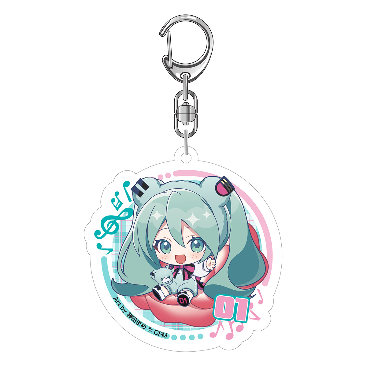 ピアプロキャラクターズ ぷちふれ アクリルキーホルダー(初音ミク1) - 公式商品画像 | AniSmile