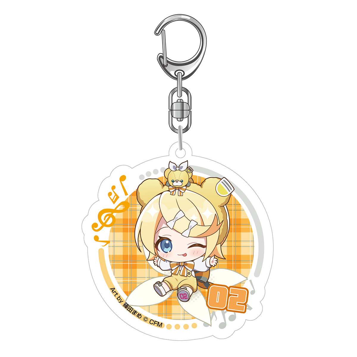 ピアプロキャラクターズ ぷちふれ アクリルキーホルダー(鏡音リン) - 公式商品画像 | AniSmile