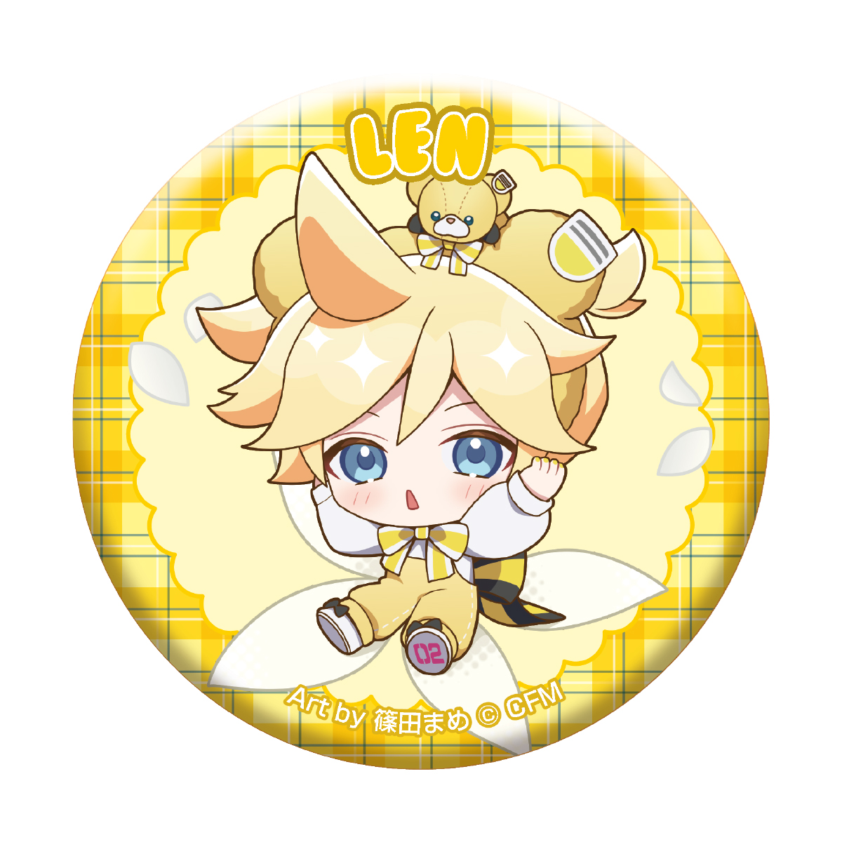 ピアプロキャラクターズ ぷちふれ トレーディンググリッター缶バッジ 画像 4 | AniSmile