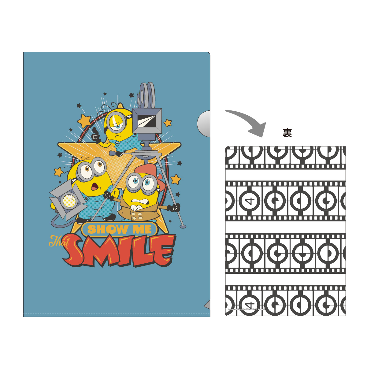 ミニオンズ メタリッククリアファイル(ブルー) - 公式商品画像 | AniSmile
