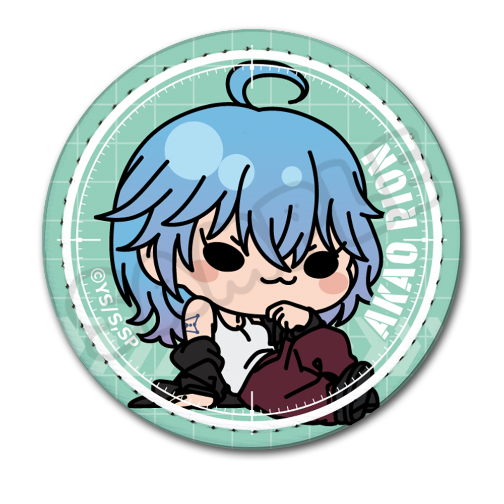 TVアニメ「SAKAMOTO DAYS」第2弾 レザーバッジ(丸形) M-SN (赤尾リオン) - 公式商品画像 | AniSmile