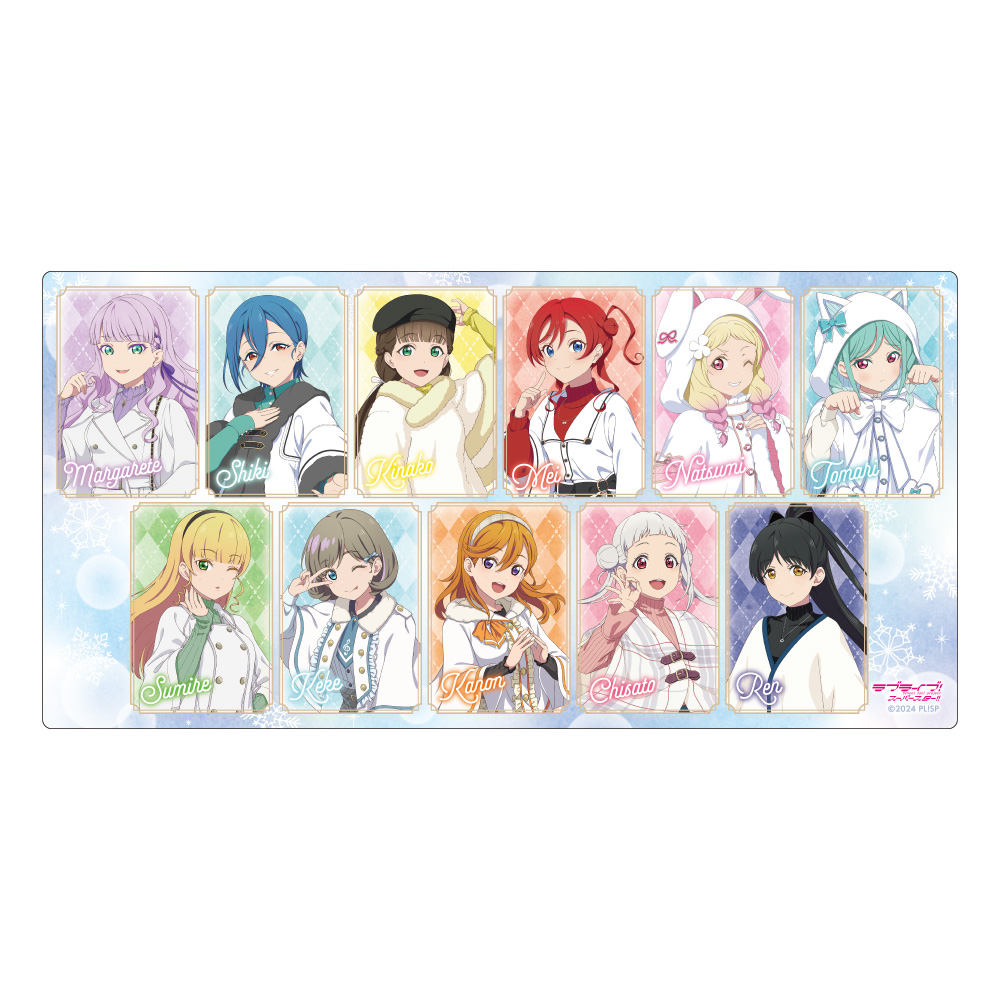 ラブライブ!スーパースター!! デスクマット ホワイトポンチョver. - 官方商品图片 | AniSmile