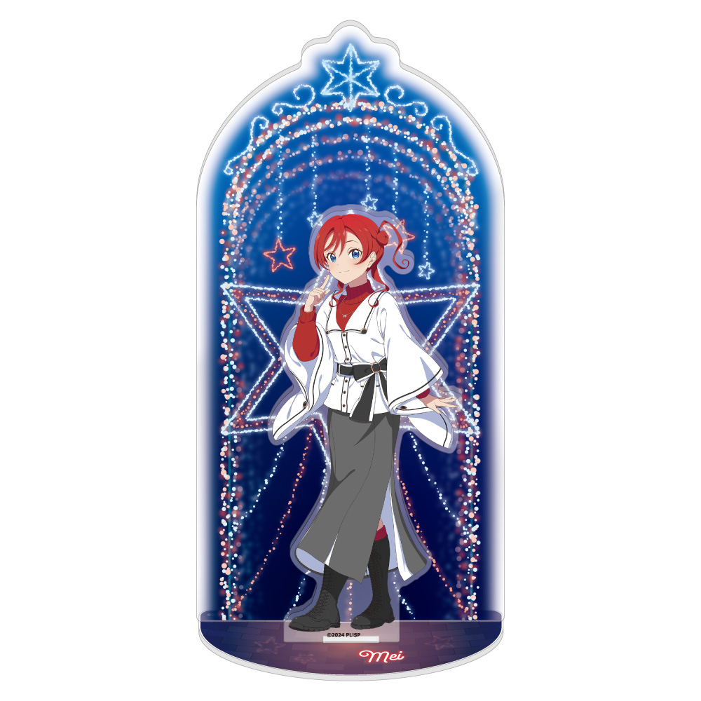 ラブライブ!スーパースター!! アクリルスタンドジオラマ / 米女 メイ ホワイトポンチョver. - 公式商品画像 | AniSmile