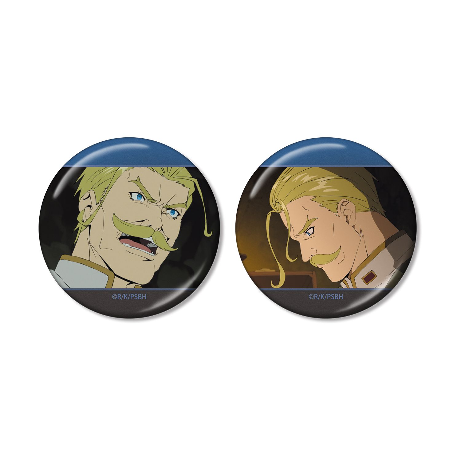 TVアニメ『勇者刑に処す 懲罰勇者9004隊刑務記録』 ノルガユ・センリッジ 場面写メタリック缶バッジ2個セット - 公式商品画像 | AniSmile
