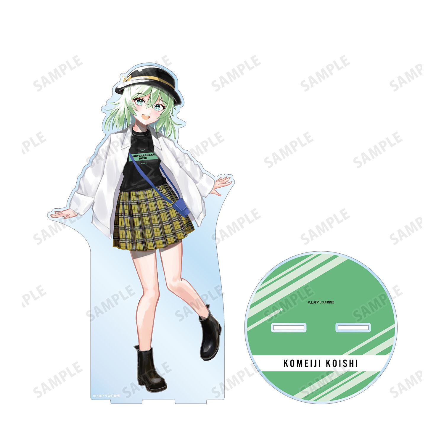 東方Project 松本能人イラスト 古明地こいし 現代風ファッションver. 特大アクリルスタンド 画像 3 | AniSmile