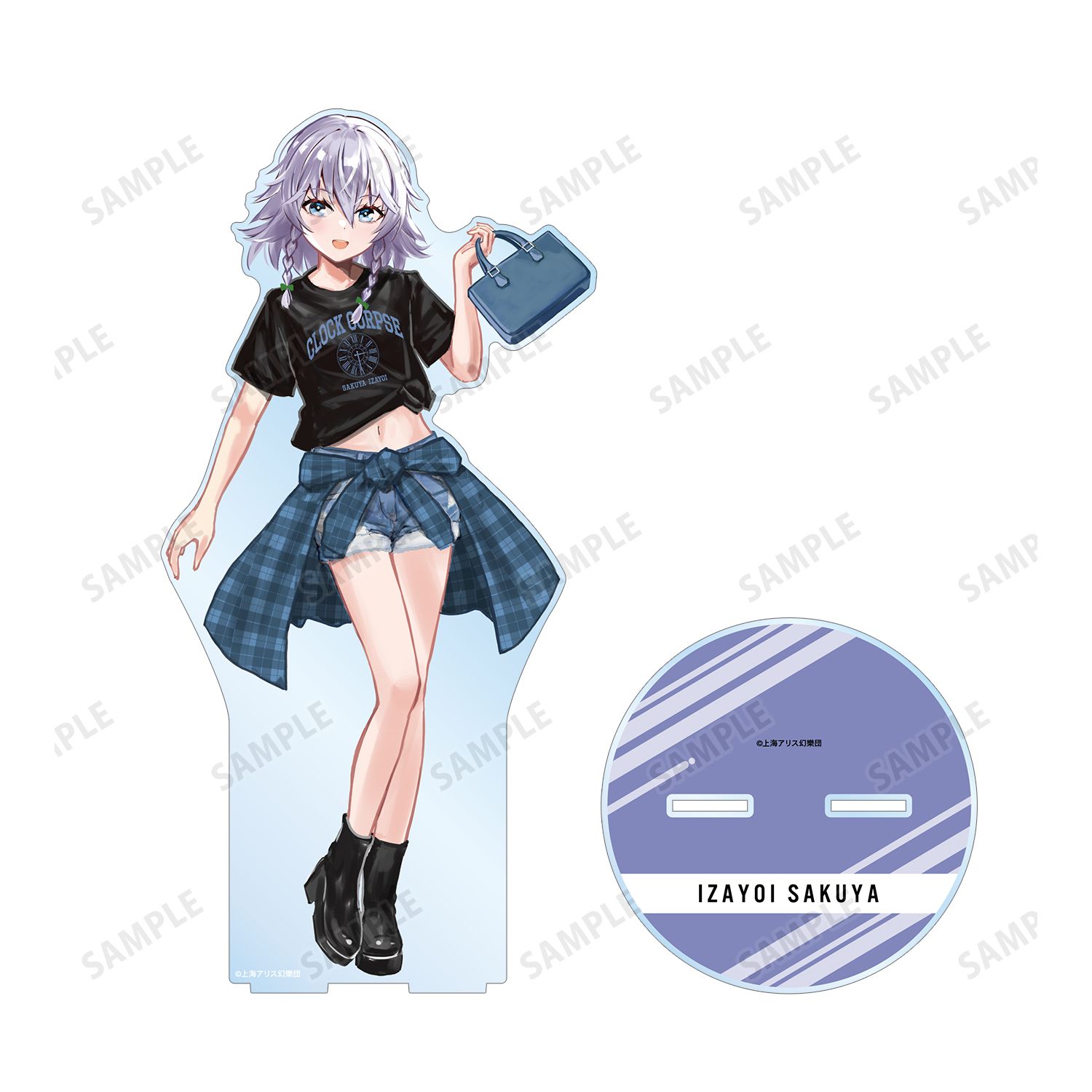 東方Project 松本能人イラスト 十六夜咲夜 現代風ファッションver. 特大アクリルスタンド 画像 3 | AniSmile