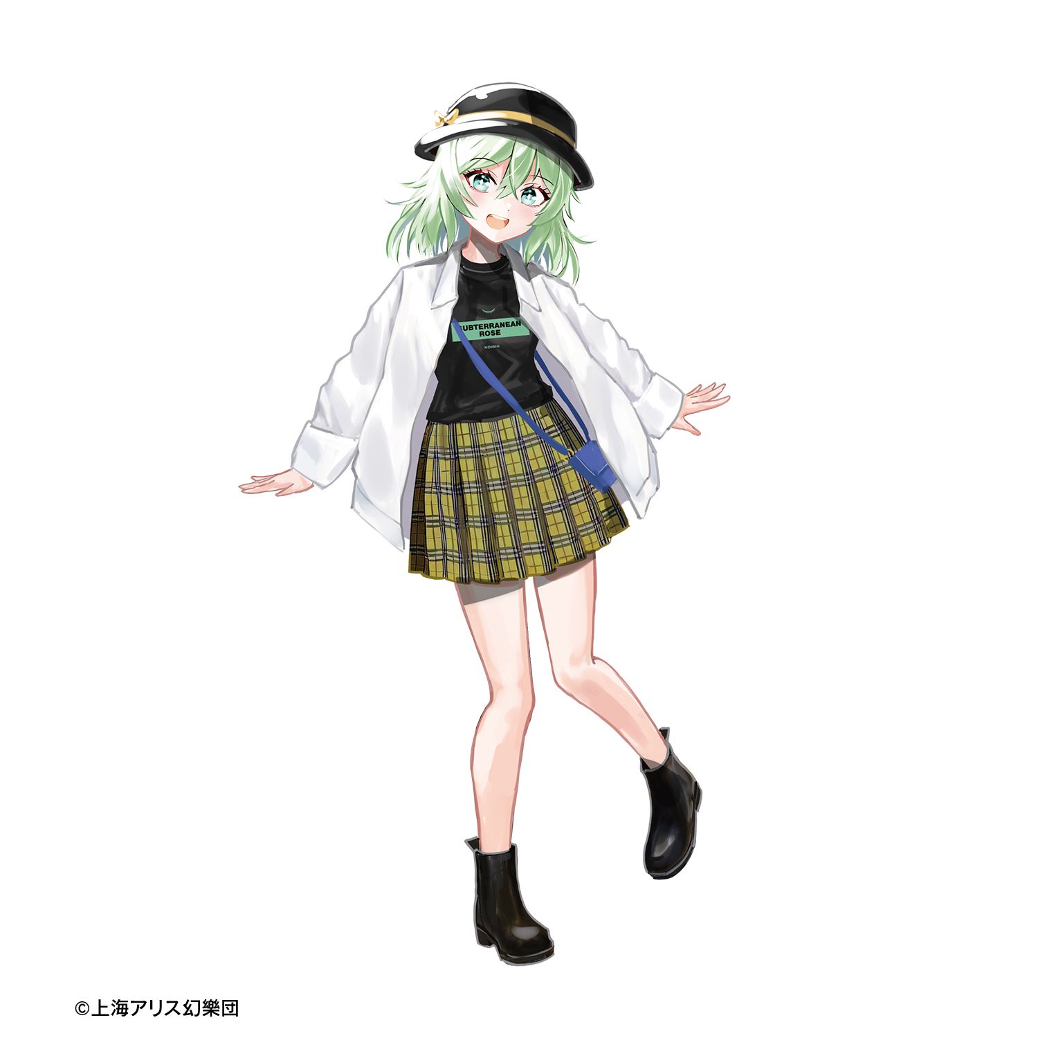 東方Project 松本能人イラスト 現代風ファッションver. 古明地こいし 着用ロングTシャツユニセックス(サイズ/S) 画像 4 | AniSmile