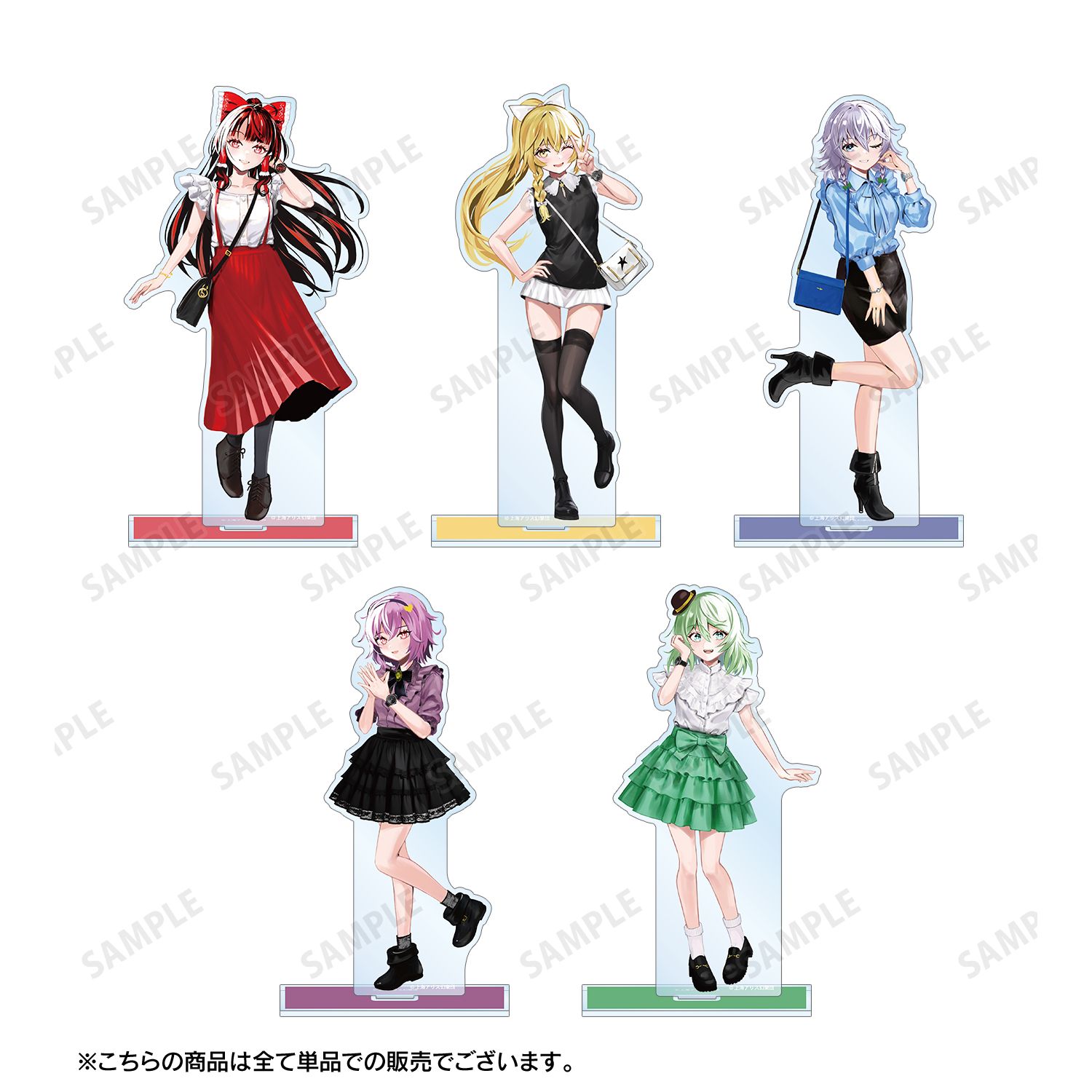 東方Project 松本能人イラスト 十六夜咲夜 ウォッチコーデver. BIGアクリルスタンド 画像 4 | AniSmile