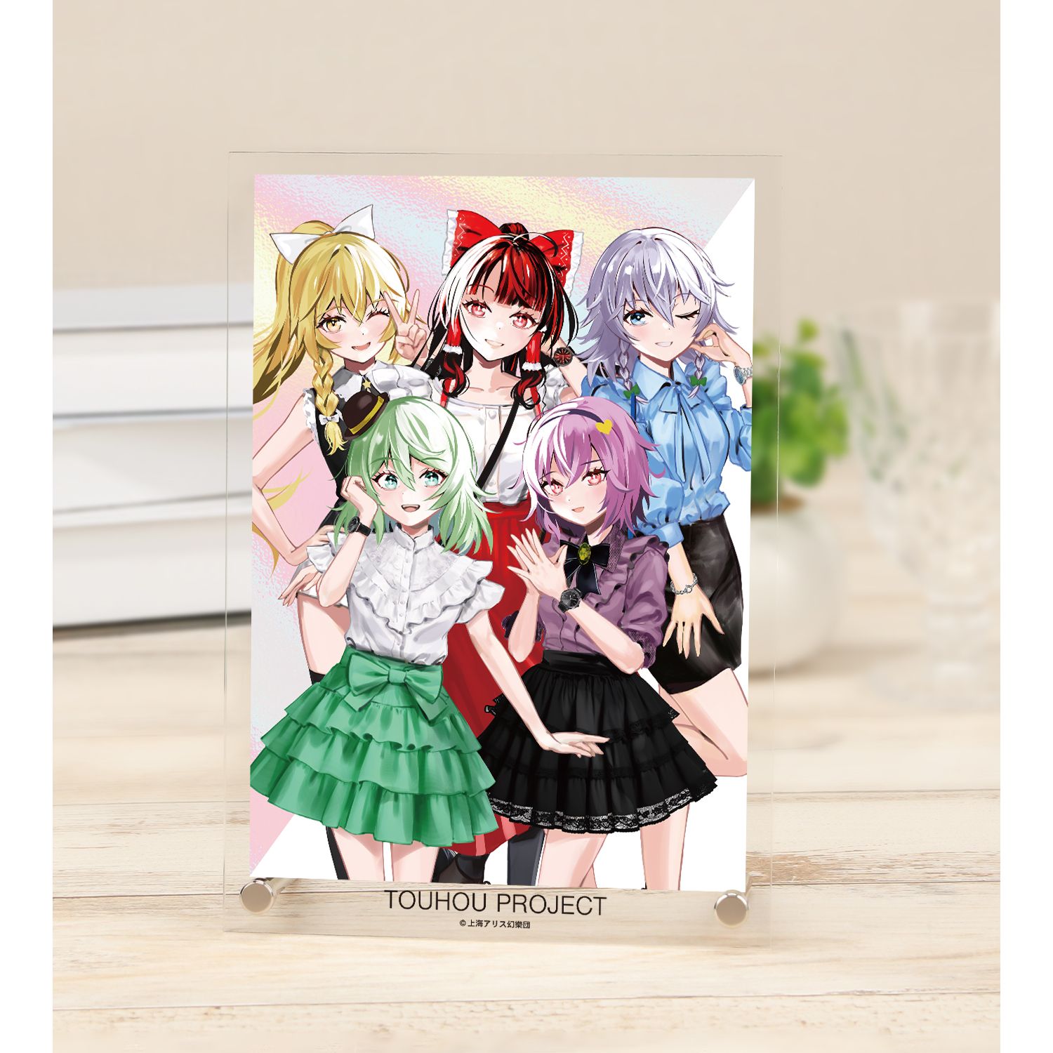 東方Project 松本能人イラスト ウォッチコーデver. 集合 A5アクリルパネル - 公式商品画像 | AniSmile