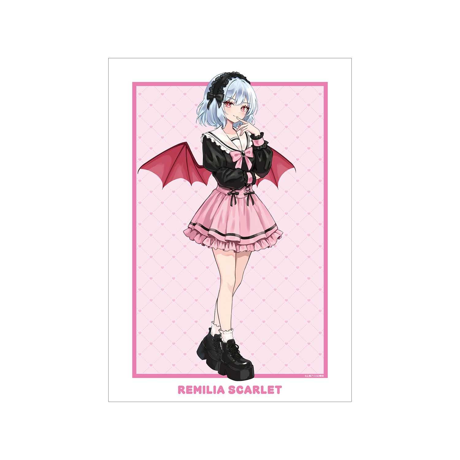 東方Project 松本能人イラスト レミリア・スカーレット ガーリーファッションver. A3マット加工ポスター - 公式商品画像 | AniSmile