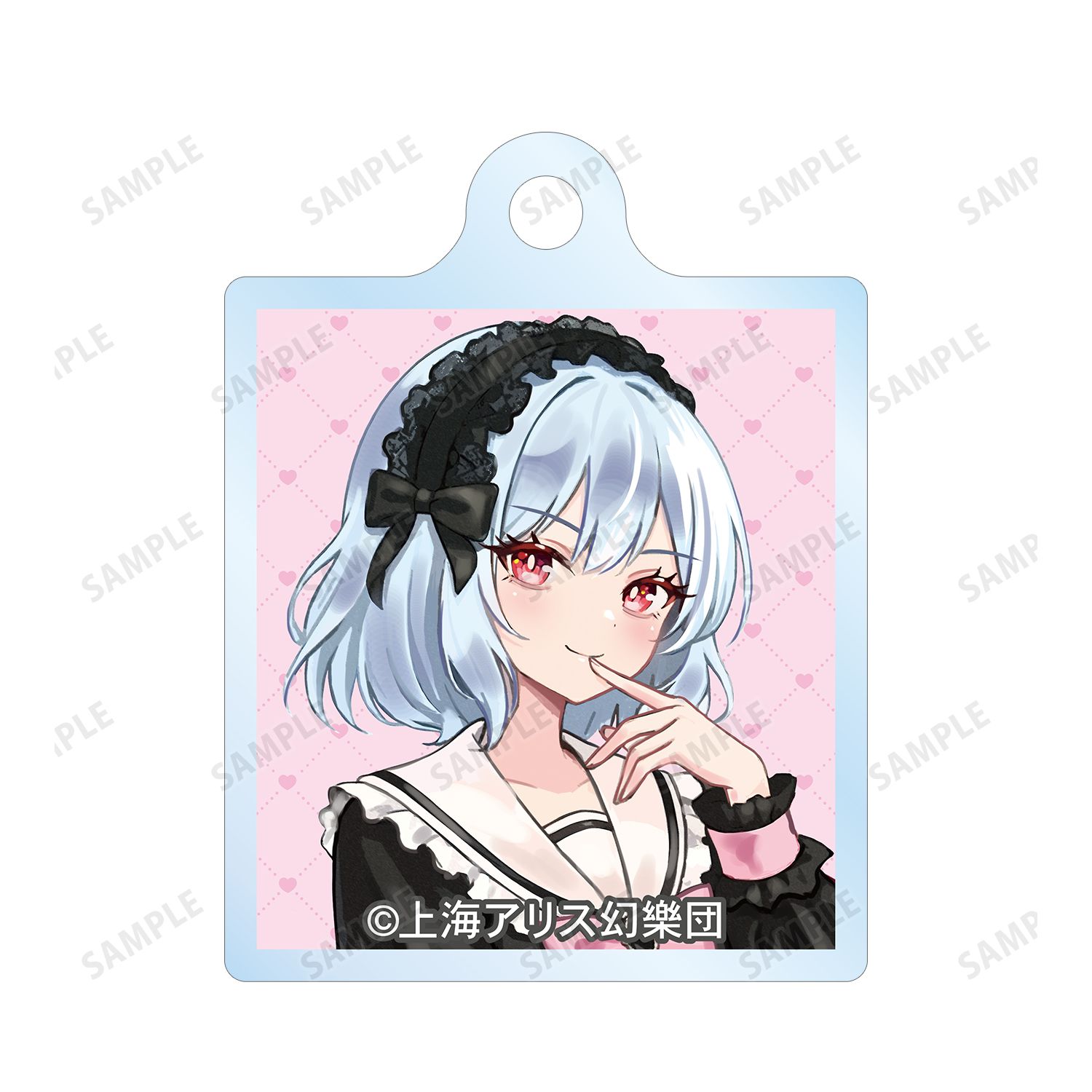 東方Project 松本能人イラスト レミリア・スカーレット ガーリーファッションver. 2連ワイヤーアクリルキーホルダー 画像 3 | AniSmile