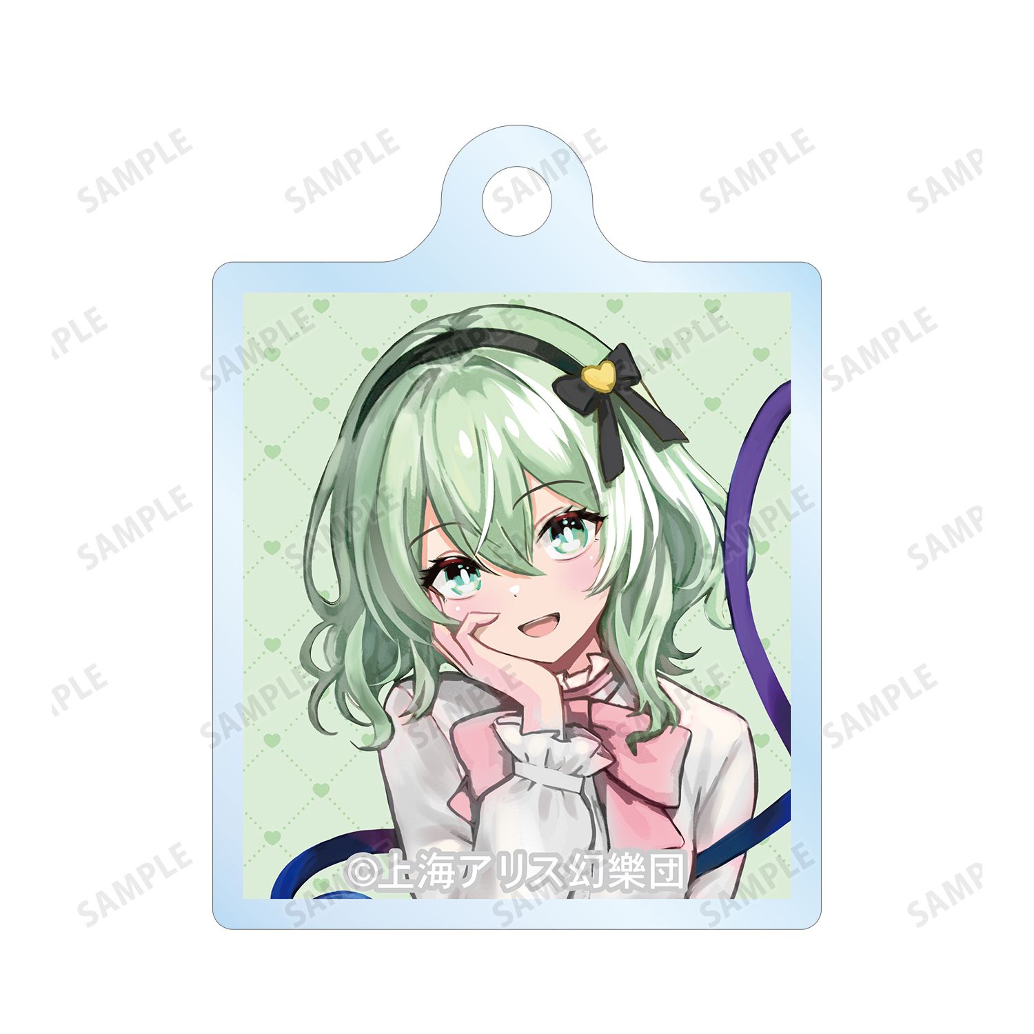 東方Project 松本能人イラスト 古明地こいし ガーリーファッションver. 2連ワイヤーアクリルキーホルダー 画像 2 | AniSmile
