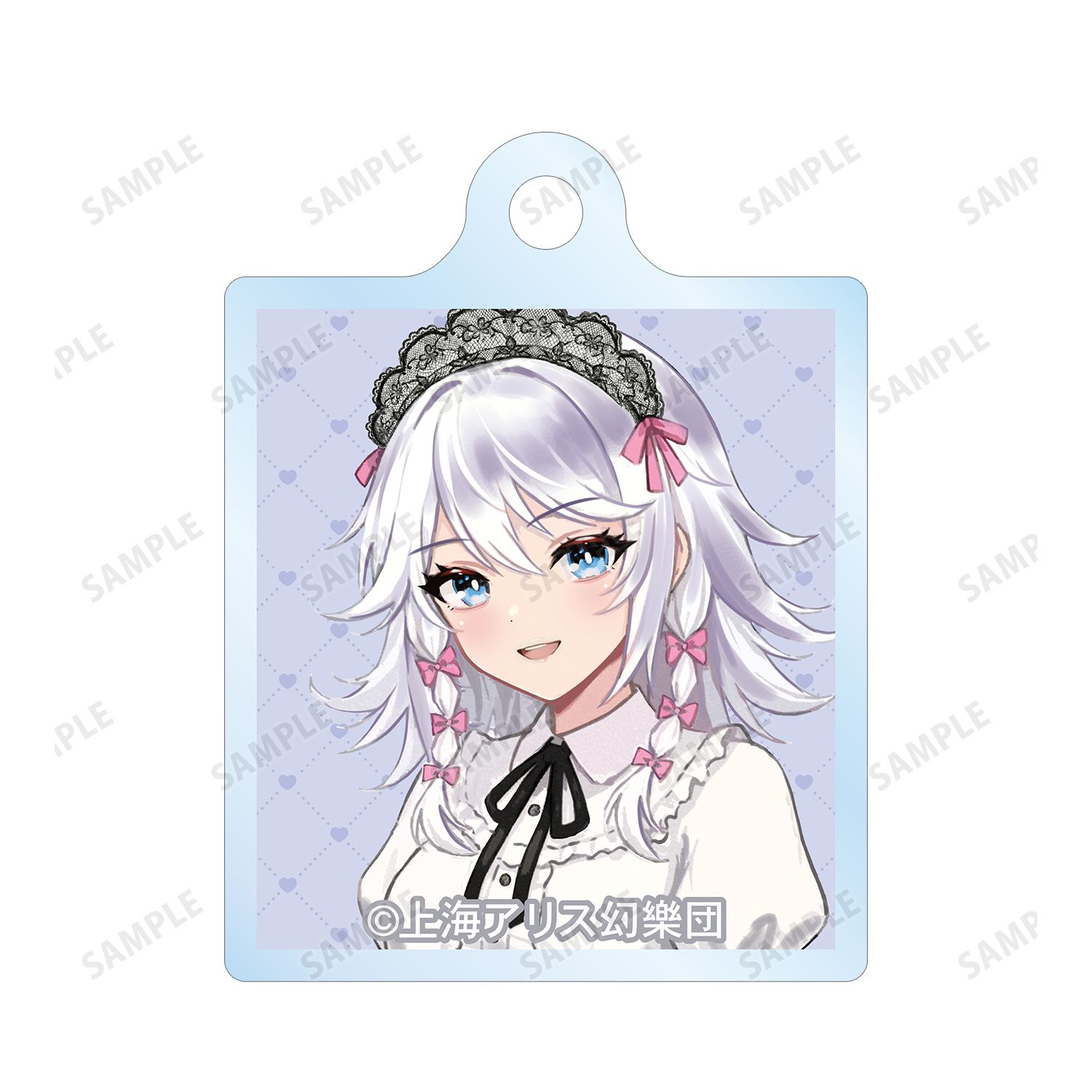 東方Project 松本能人イラスト 十六夜咲夜 ガーリーファッションver. 2連ワイヤーアクリルキーホルダー 画像 3 | AniSmile