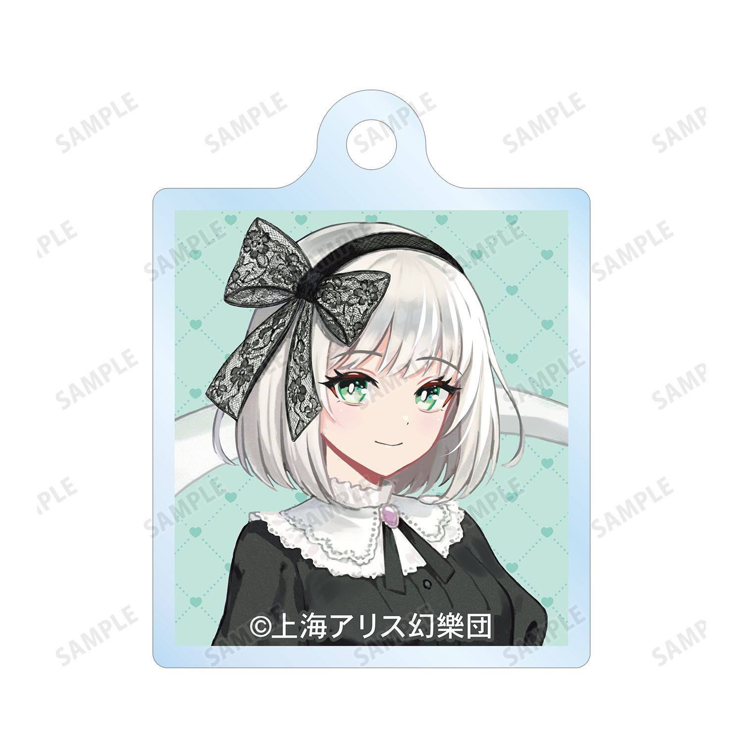 東方Project 松本能人イラスト 魂魄妖夢 ガーリーファッションver. 2連ワイヤーアクリルキーホルダー 画像 3 | AniSmile