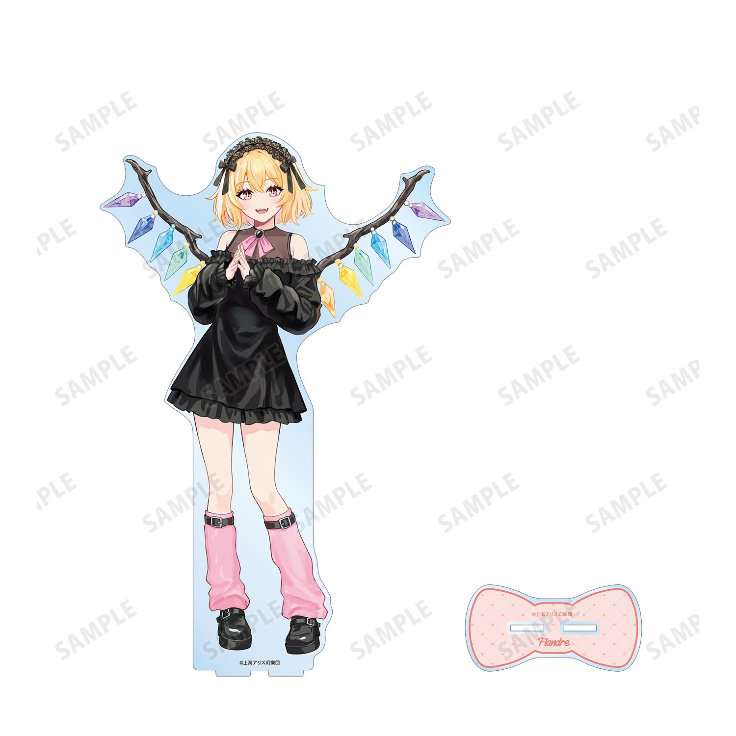 東方Project 松本能人イラスト フランドール・スカーレット ガーリーファッションver. 特大アクリルスタンド 画像 3 | AniSmile