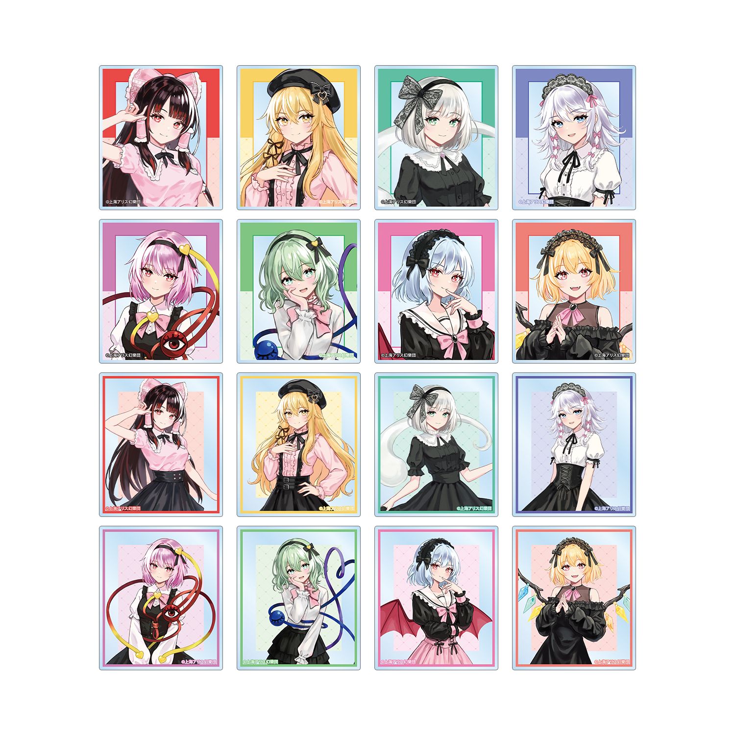 東方Project 松本能人イラスト ガーリーファッションver. トレーディングアクリルカード(単位/単品) - 公式商品画像 | AniSmile