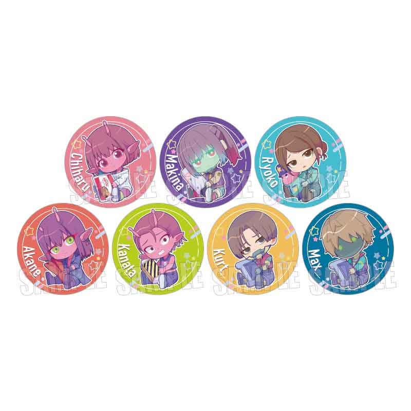 トレーディング缶バッジ アニメ『銀河特急 ミルキー☆サブウェイ』/ぎゅぎゅっと - 公式商品画像 | AniSmile