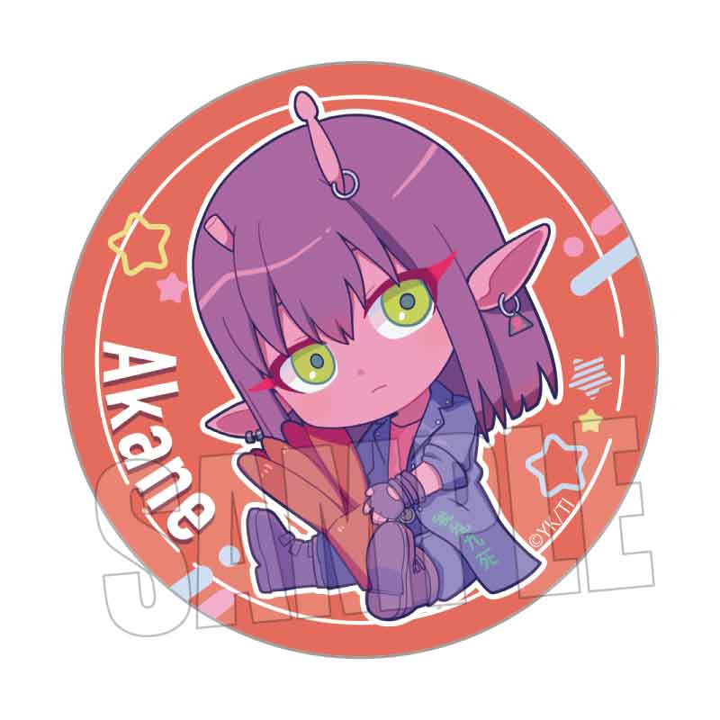 トレーディング缶バッジ アニメ『銀河特急 ミルキー☆サブウェイ』/ぎゅぎゅっと 画像 3 | AniSmile