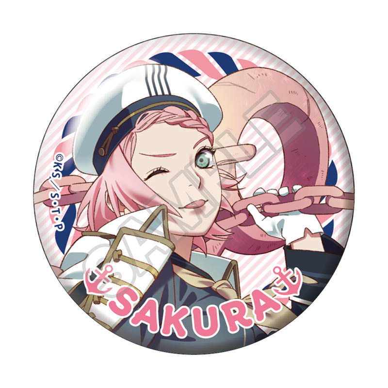 NARUTO -ナルト- 疾風伝 マリンルック 缶バッジ ※1BOX=6入 画像 4 | AniSmile