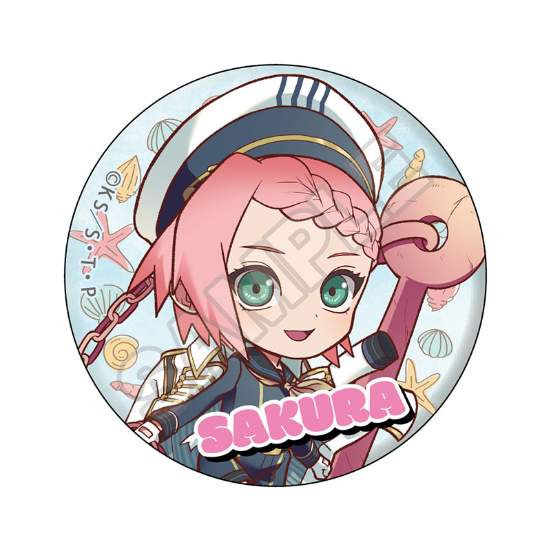 NARUTO -ナルト- 疾風伝 petitry マリンルック 缶バッジ ※1BOX=6入 画像 6 | AniSmile