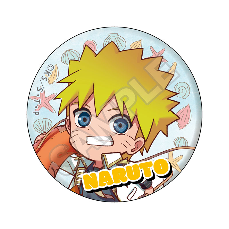 NARUTO -ナルト- 疾風伝 petitry マリンルック 缶バッジ ※1BOX=6入 画像 3 | AniSmile