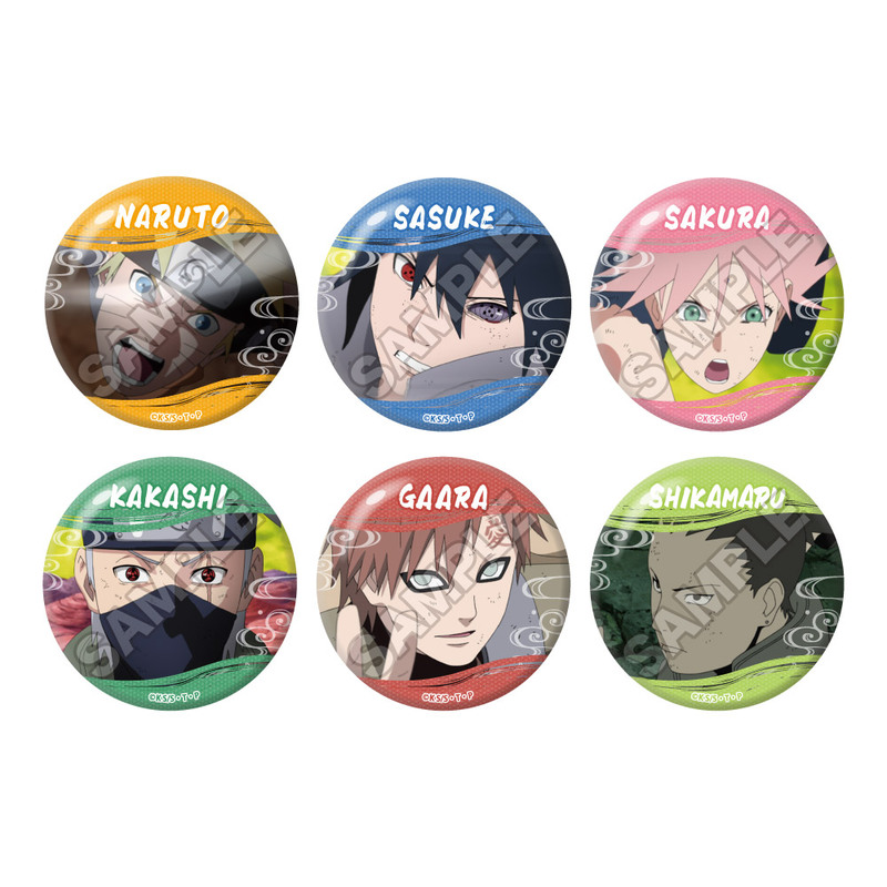 NARUTO -ナルト- 疾風伝 場面写vol.1 缶バッジ ※1BOX=6入 - 公式商品画像 | AniSmile