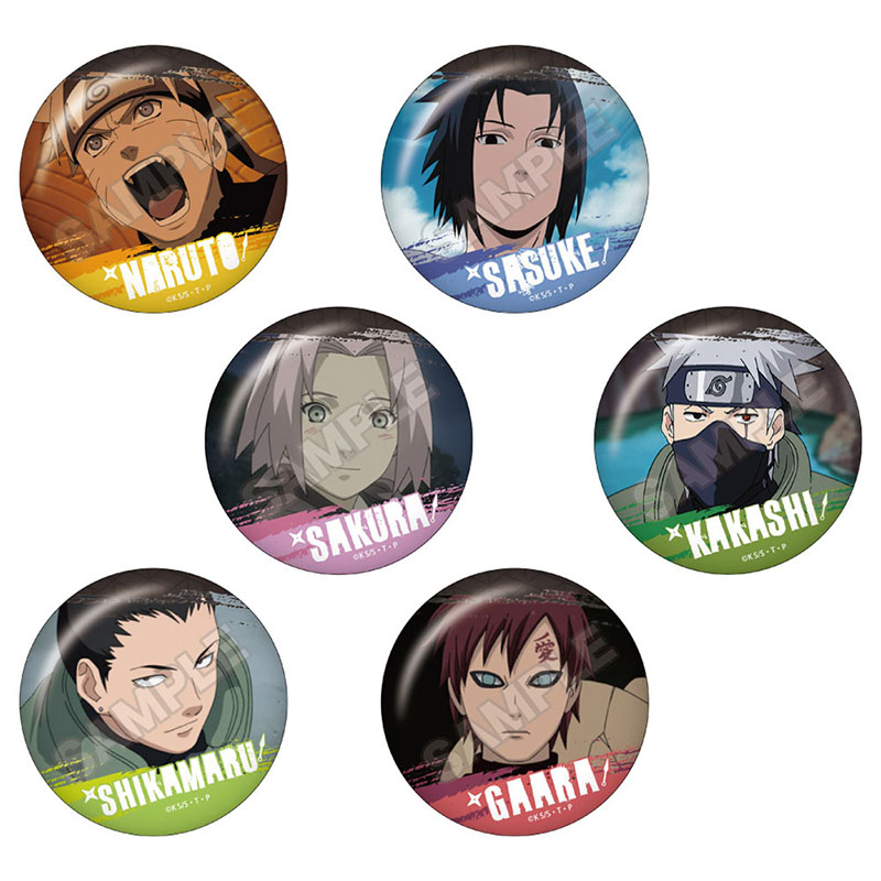 NARUTO -ナルト- 疾風伝 場面写vol.2 缶バッジ ※1BOX=6入 画像 2 | AniSmile