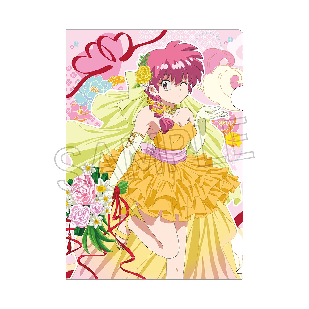 らんま1/2 フラワーブーケ クリアファイル らんま&あかね 画像 2 | AniSmile