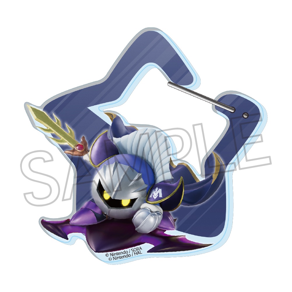 星のカービィ カービィのエアライダー 星型カラビナ C:メタナイト&デビルスター - 公式商品画像 | AniSmile
