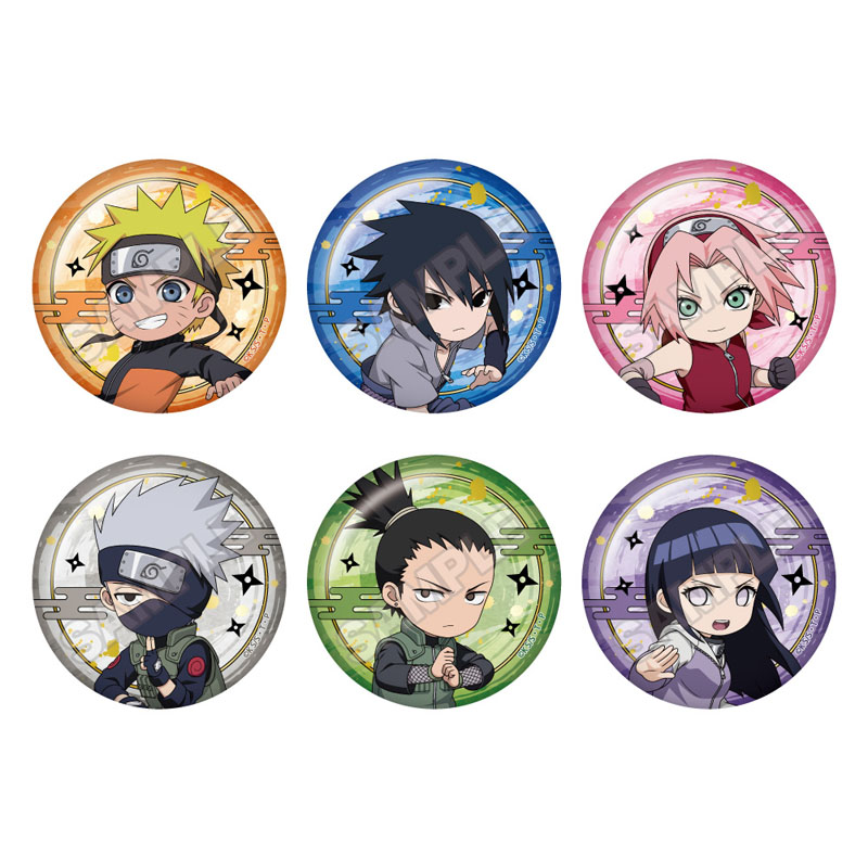 NARUTO-ナルト- 疾風伝 Battle vol.1 缶バッジ ※1BOX=6入 - 公式商品画像 | AniSmile