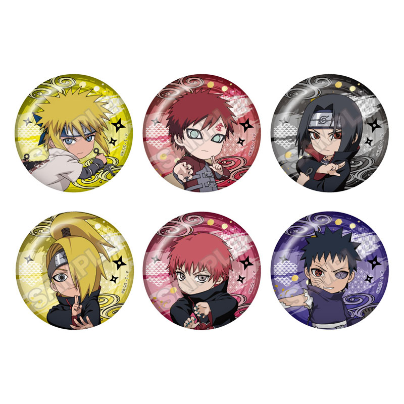NARUTO-ナルト- 疾風伝 Battle vol.2 缶バッジ ※1BOX=6入 - 公式商品画像 | AniSmile