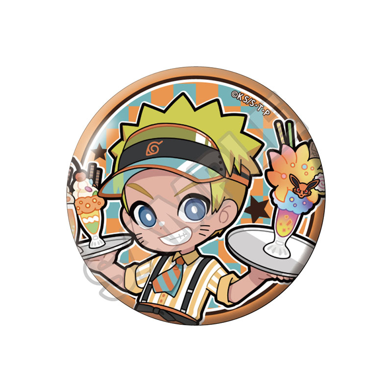 NARUTO-ナルト- 疾風伝 アメリカンダイナー 缶バッジ ※1BOX=6入 画像 2 | AniSmile