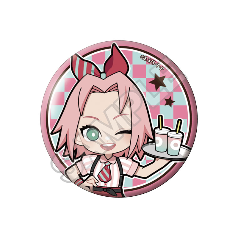 NARUTO-ナルト- 疾風伝 アメリカンダイナー 缶バッジ ※1BOX=6入 画像 4 | AniSmile