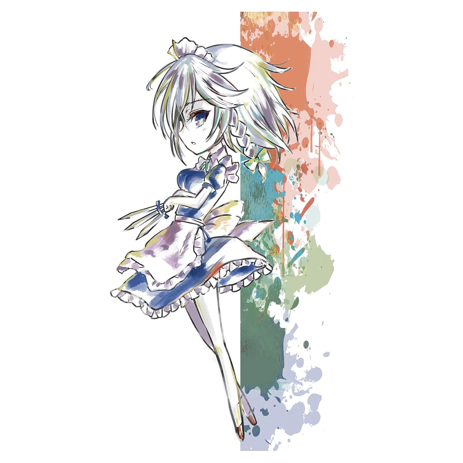 東方Project Ani-Art Tシャツ(十六夜咲夜)メンズ(サイズ/XL) 画像 3 | AniSmile